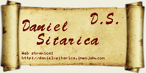 Daniel Sitarica vizit kartica